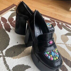 Designer Limited Edition Custom - Madden Girl Cherilyn Platform Tailored Loafers